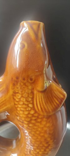 Service "Poisson" Céramique Ambrée Vintage époque URSS