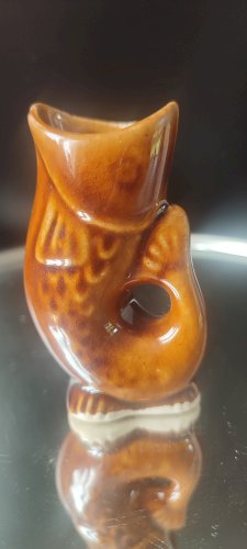 Service "Poisson" Céramique Ambrée Vintage époque URSS