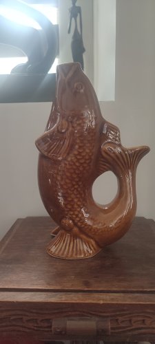 Service "Poisson" Céramique Ambrée Vintage époque URSS