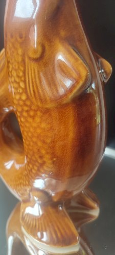 Service "Poisson" Céramique Ambrée Vintage époque URSS