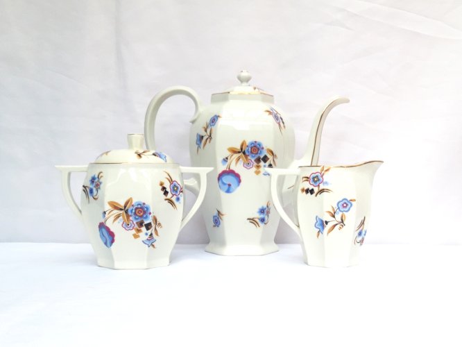 Service porcelaine Art Déco années 30