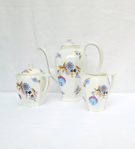 Service porcelaine Art Déco années 30