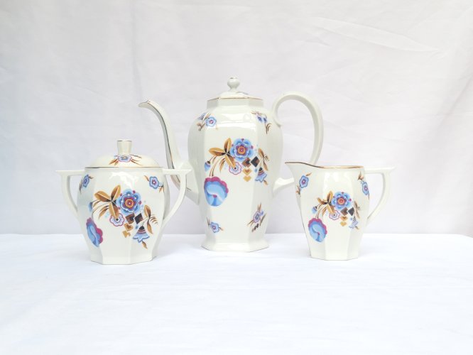 Service porcelaine Art Déco années 30