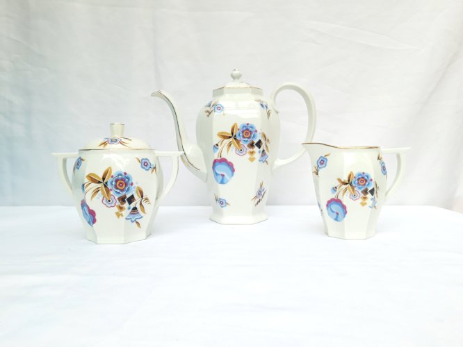Service porcelaine Art Déco années 30