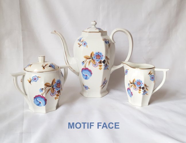 Service porcelaine Art Déco années 30