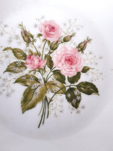 Service saladier 6 ramequins porcelaine de Bavière 