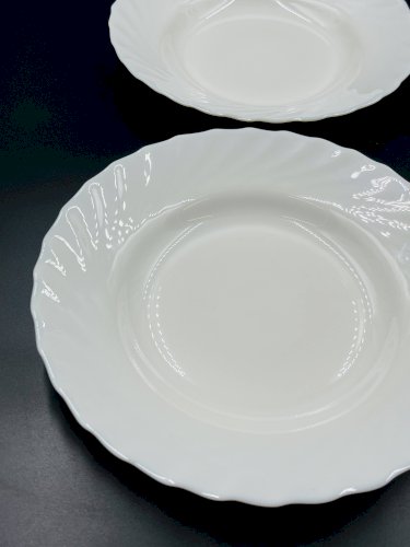 Service Table Vintage Arcopal Ivoire Trianon 18 Pièces