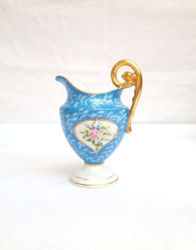 Service tête à tête porcelaine baroque style Victorien