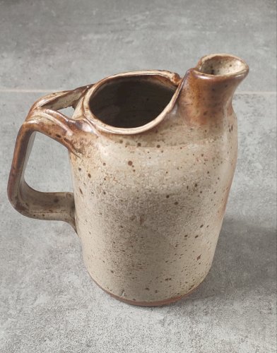 Service Trio en grès pyrité Puisaye Jean-Pierre Prud'homme.