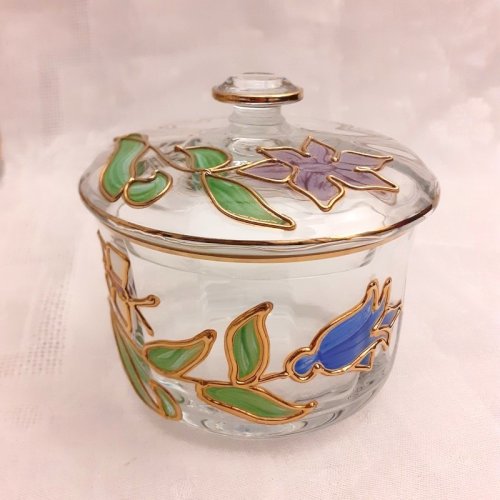 Service verrerie orangeade, apéritif, Paul Nagel Tiffany Reine Allemagne ref946