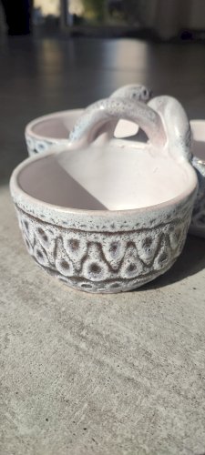 Serviteur Tripode céramique Jean Austruy années 50/60