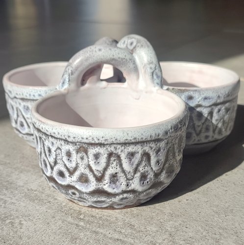 Serviteur Tripode céramique Jean Austruy années 50/60