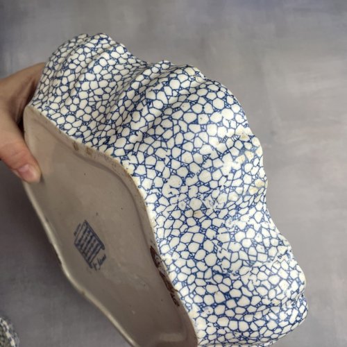 Set 4 plats début XXe WILLIAM ADAMS décor oiseaux chinois chinese bird de 1780