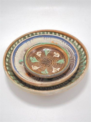 Set de 3 coupelles en terre cuite