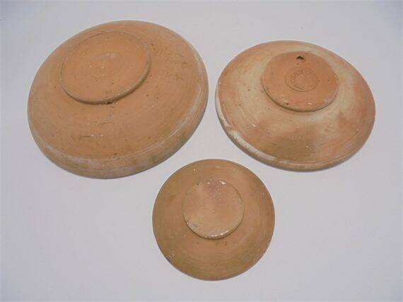 Set de 3 coupelles en terre cuite