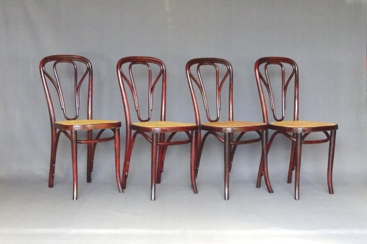 Set de 4 chaises Thonet N°623, vers 1915