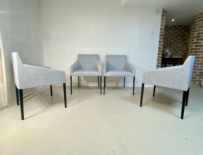 Set  de 4 fauteuils design Arper Saari