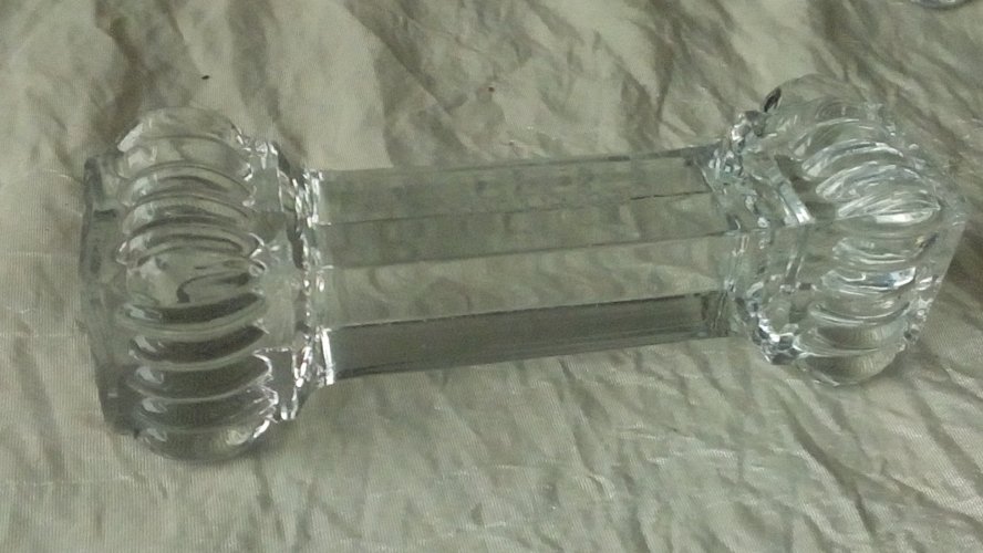 SET DE 5 PORTE COUTEAUX PORTIEUX EN CRISTAL*