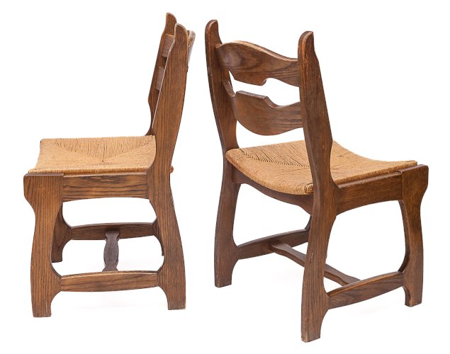 Set de 6 chaises par Guillerme et Chambron