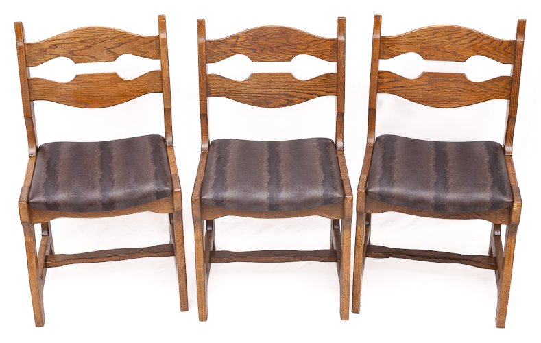 Set de 6 chaises par Guillerme et Chambron