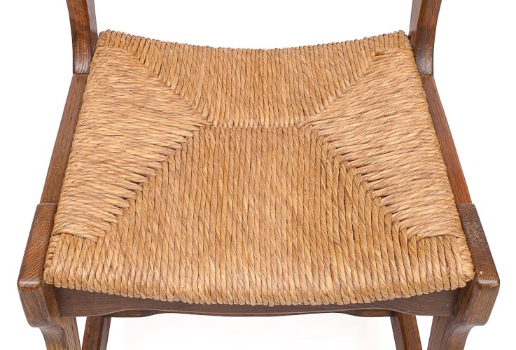 Set de 6 chaises par Guillerme et Chambron 