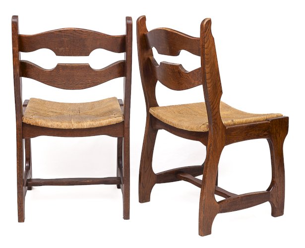 Set de 6 chaises par Guillerme et Chambron