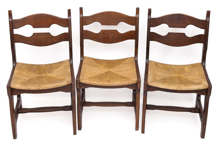 Set de 6 chaises par Guillerme et Chambron