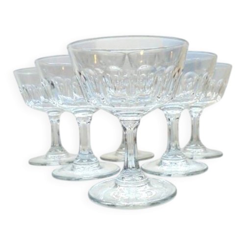 Set de 6 coupes à champagne