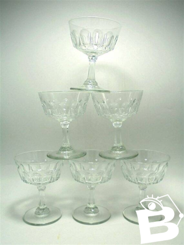 Set de 6 coupes à champagne