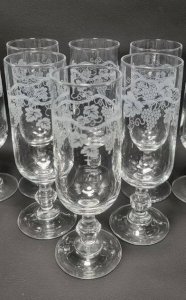 Set of 6 champagne flutes