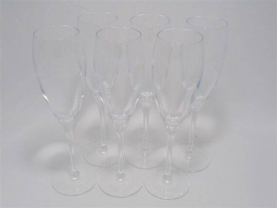 Set de 6 flûtes à champagne