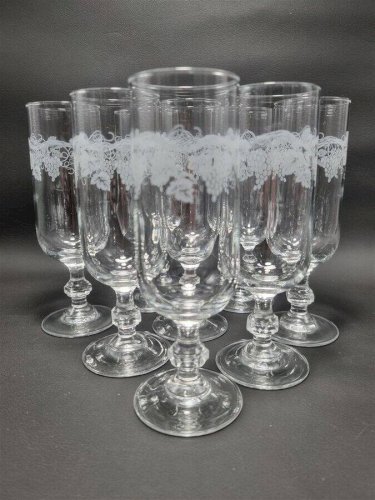 Set de 6 flûtes à champagne