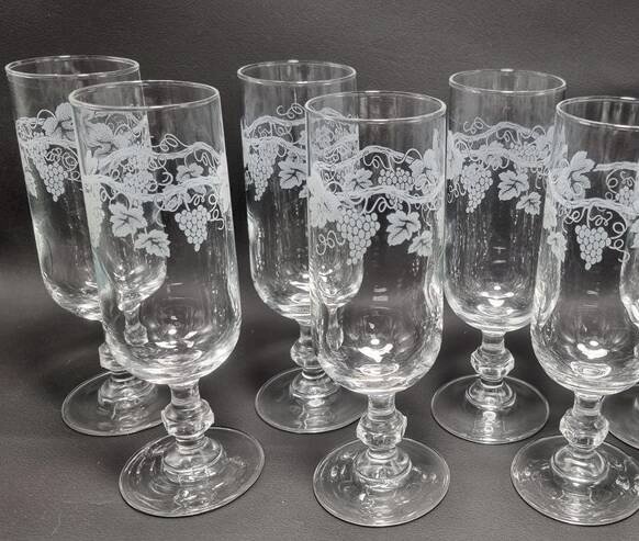 Set de 6 flûtes à champagne