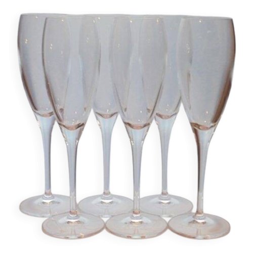 Set de 6 flûtes à champagne