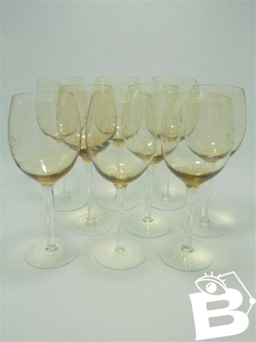 Set de 9 verres à pied