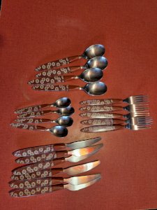 Set de couverts vintage ikea 