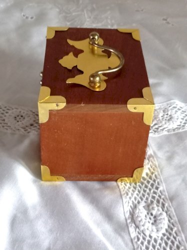 Set de dessous de verre vintage en bois et liège avec coffret décoratif – Fait main, style rustique chic