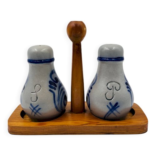 Set de poivre et sel en grès dAlsace