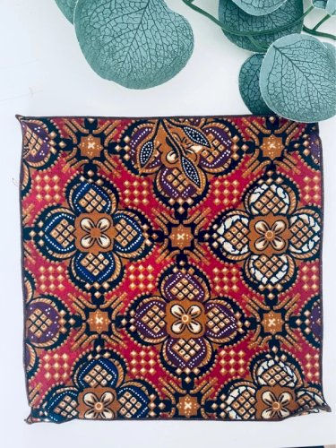 Sets de Table + Serviettes assorties - Motif Batik Ethnic Chic