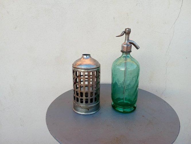 Siphon d’eau de Seltz – Vert d’eau – Vintage