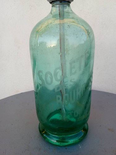 Siphon d’eau de Seltz – Vert d’eau – Vintage