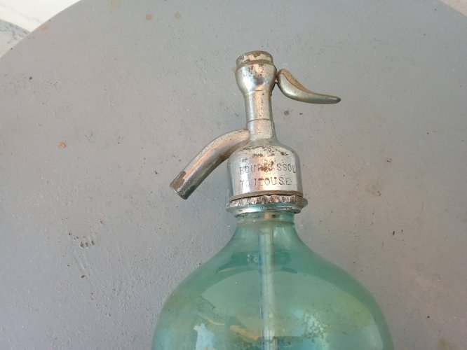 Siphon d’eau de Seltz – Vert d’eau – Vintage