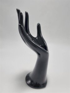Hand-shaped ring holder vase