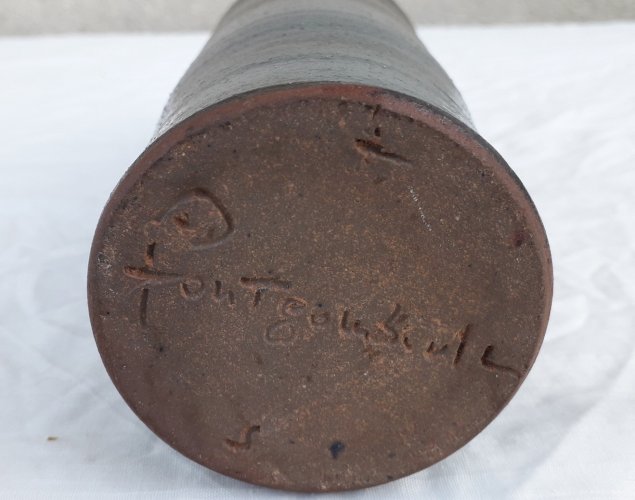 Soliflore ou bouteille grès