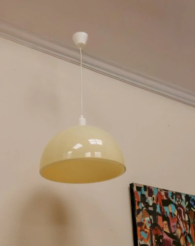 Sonia, la grande suspension jaune N°166