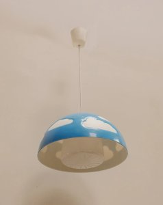 Sonia, the vintage blue Ikea pendant light No. 170