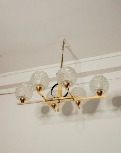 Sonia, la suspension en laiton et verre N°149