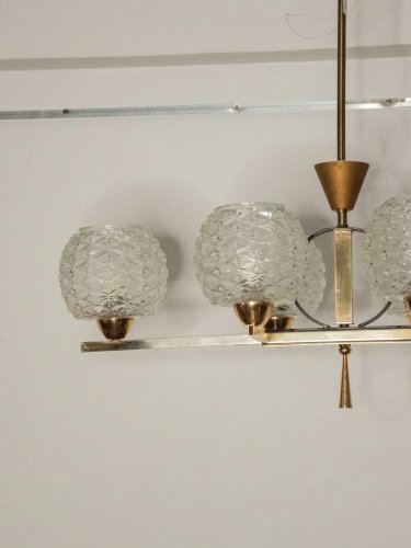 Sonia, la suspension en laiton et verre N°149