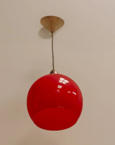 Sonia, la suspension globe rouge N°169