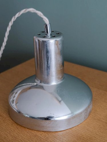 Sonia, la suspension industrielle chromée N°173